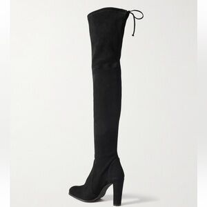 Stuart Weitzman Highland Suede Black Over-the-Knee Boots Size 5